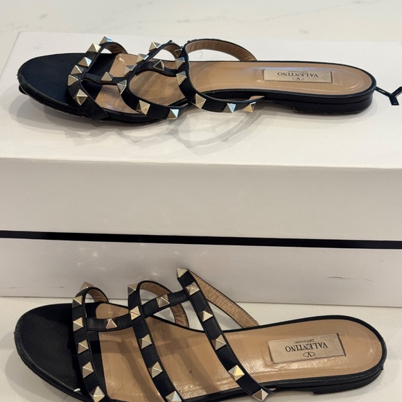 Valentino Caged Rock Stud Slide Sandals (Size 38) - Picture 2 of 3